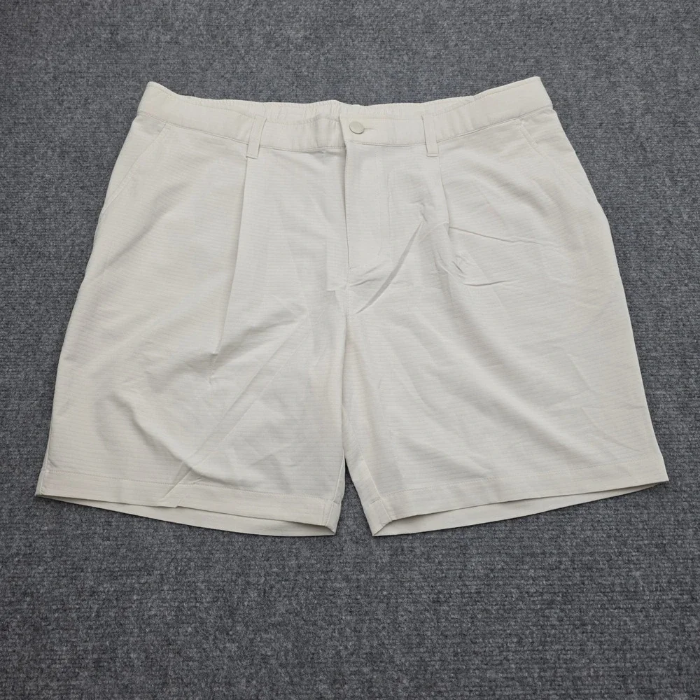 NWT Adidas Ultimate365 Pleated Golf Shorts Men's 36 Alumina‎ Beige IX2020 $80